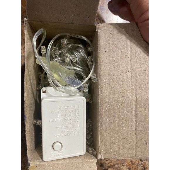 Set of 2 Multifunction 50 LED Warm White Christmas Lights Strands - Picture 5 of 5